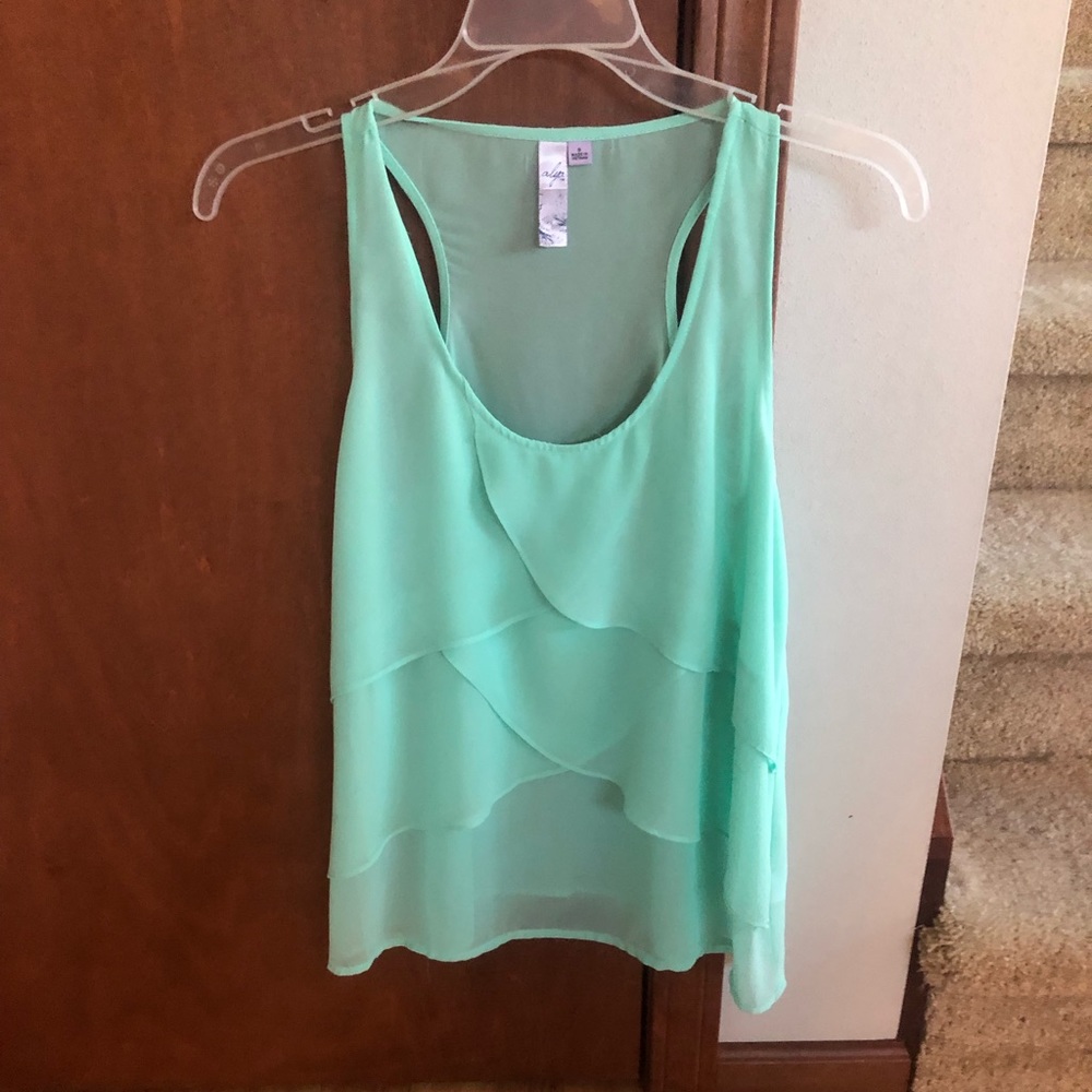Turquoise tank top